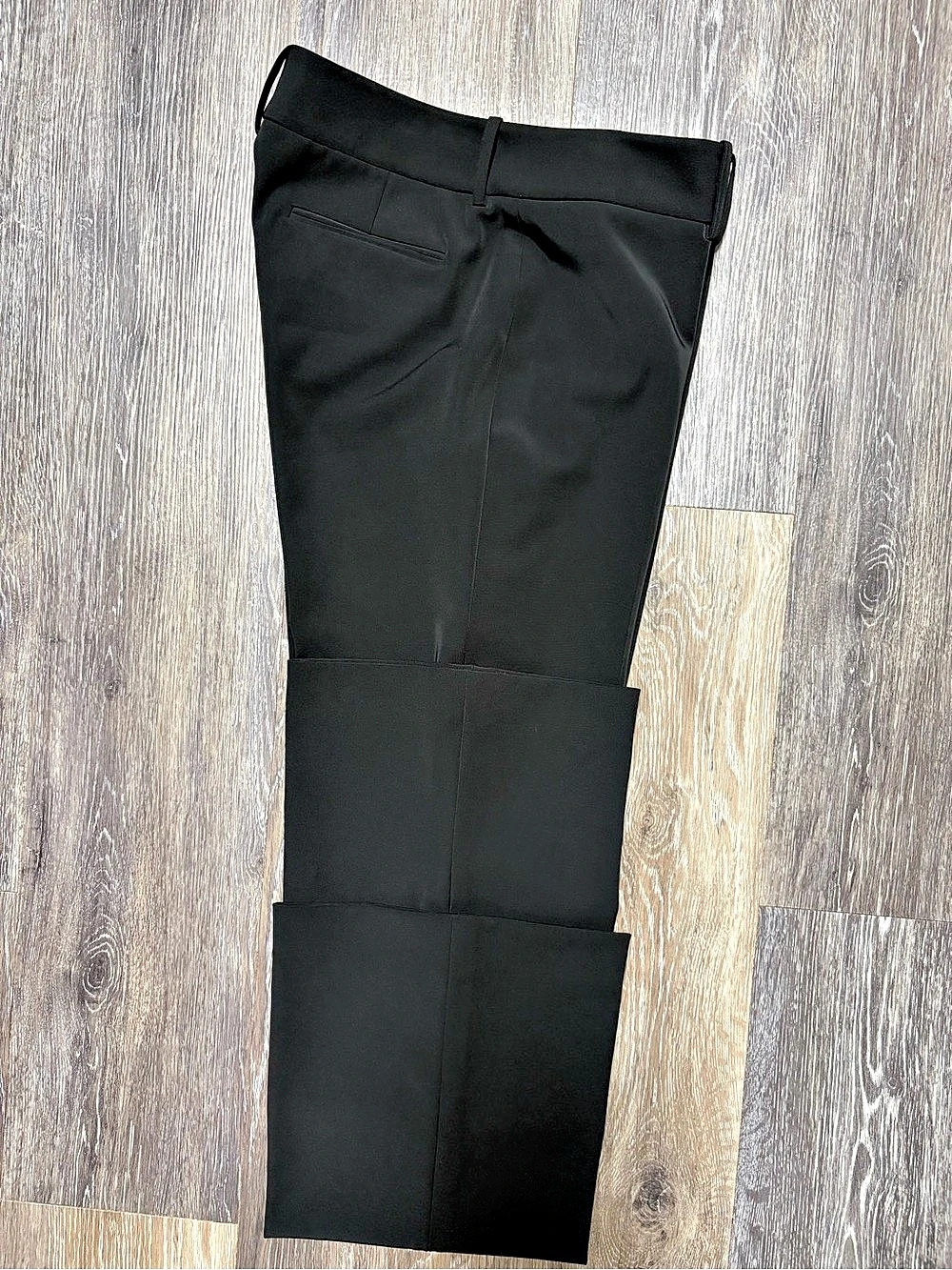 INC International Concepts Black Straight-Leg Trousers Size 8 Like New .#0220